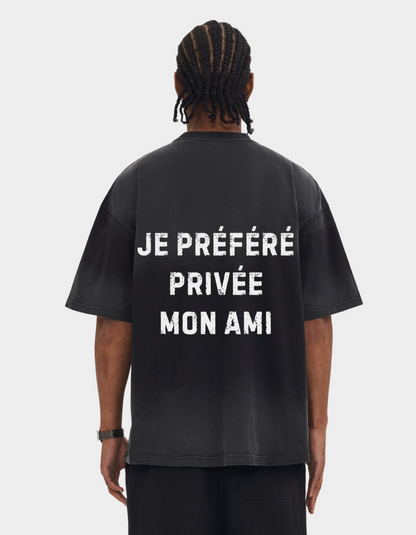 PRIVÉE MON AMI FADED TEE
